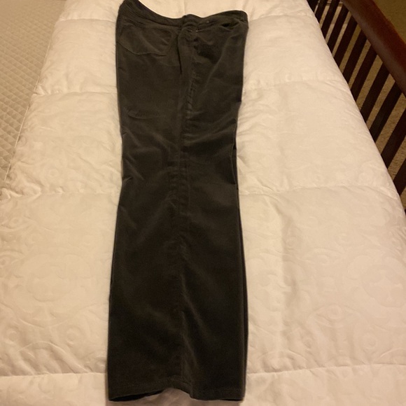 Gray velveteen straight leg jeans - Picture 8 of 9